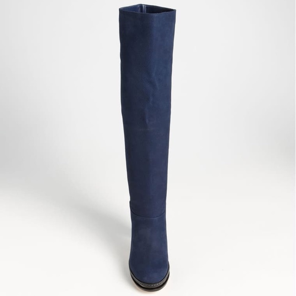 ***SOLD*** Cole Haan Nola Slouch Boots Chestnut Nubuck - Picture 6 of 14